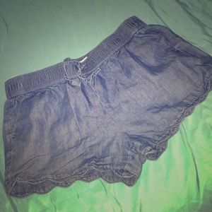 Girls jean shorts